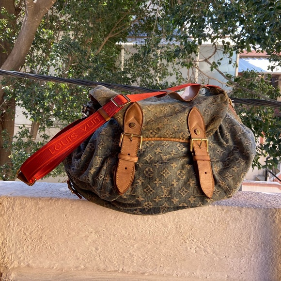 None Handbags - LV Denim Sunrise Bag